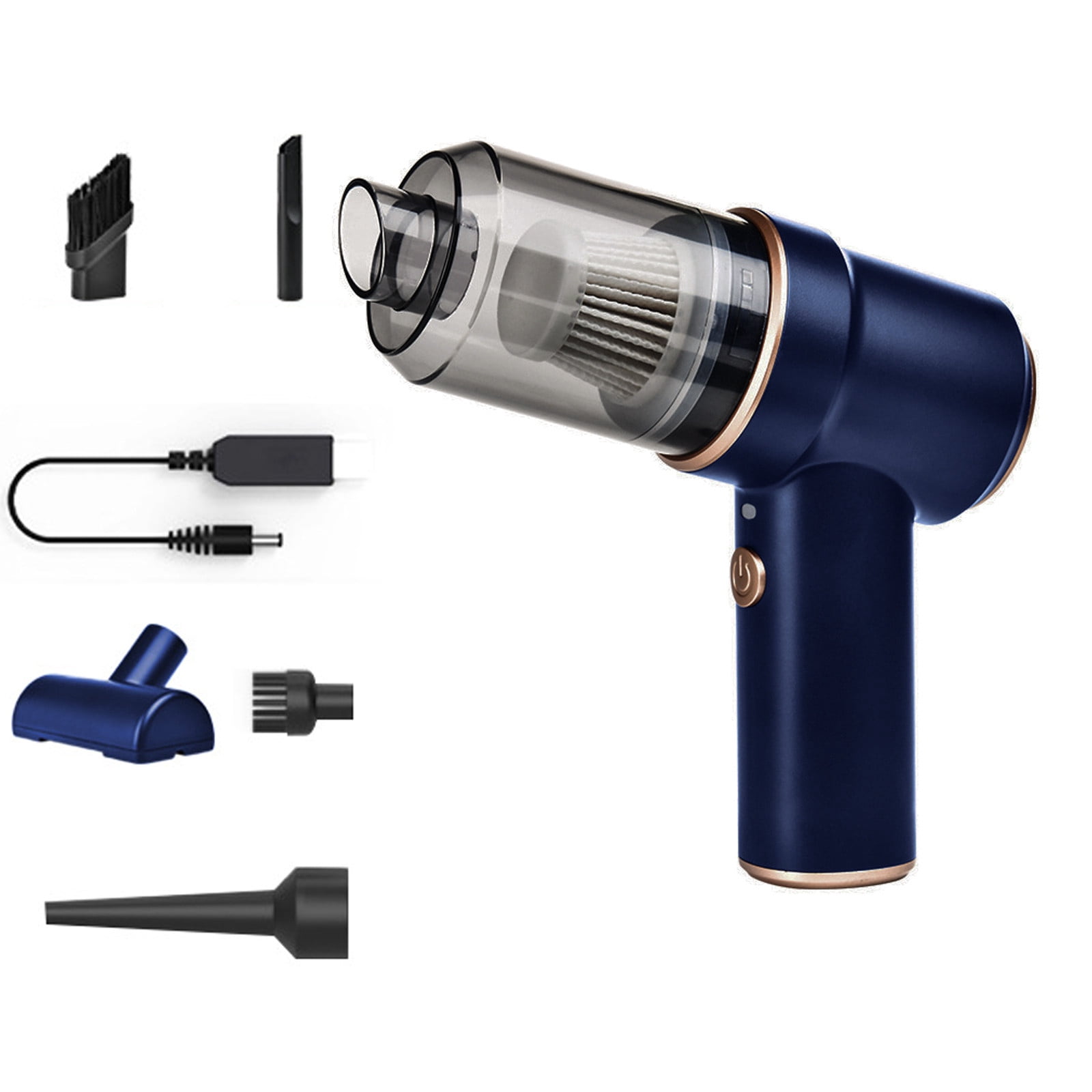 Fiogavroetic Vacuum Cleaner, Car Vacuum Cleaner, Handheld Vacuum Cleaner High Power Vacuum Cleaner With Multi-nozzle And Floor Brush For Vehicle/office/ Pet Hair.