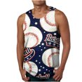 thumbnail image 1 of LSLJS Baseball Tank Tops for Men Summer Casual Sleeveless T Shirts Funny Baseball Graphic Tank Tops, 1 of 4