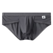 Ketyyh-chn99 Underwear Man 2024 Breathable Underpants Trunks Underpants Mens Cool Underwear Loose Boxer Shorts Large Underwear Grey,M