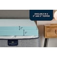 thumbnail image 4 of Serta ThermaGel 3-in Memory Foam Mattress Topper, Twin XL, 4 of 5