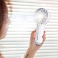 thumbnail image 1 of TNDBKQWR Mini Travel Fan Cooling Fan Portable Mini Fan Rechargeable Handheld Electric Fan USB Travel Fan Hand Fan Rechargeable, 1 of 6