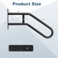 thumbnail image 3 of Costway 2 PCS Heavy-duty Handrail Non-slip Wall Mount Stair Hand Railing Grab Bar, 3 of 9