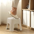 thumbnail image 1 of Fwttom Plastic Small Stools, Plastic Mini Stool for Home - Thickened for Living Room Bathroom Shoe Changing - Sturdy & Lightweight, 1 of 8