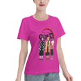 thumbnail image 2 of T-Shirt Basique à Manches Courtes pour Femmes Demon Slayer, 2 of 6