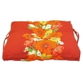 thumbnail image 5 of Henryka Red Floral Deluxe Seat Cushion, 5 of 5