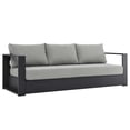 thumbnail image 4 of Modway Tahoe Outdoor Patio Powder-Coated Aluminum 2-Piece Set in Gray Gray, 4 of 10