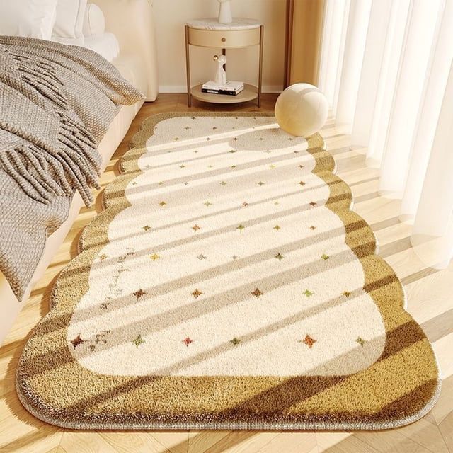 EGNMCR Bathroom Rugs, Rugs for Living Room, Kitchen Rugs Lazy Wind Carpet-friendly Bedroom Bedside Blanket Strip Stain Window Carpet Tatami Mat The Carpet