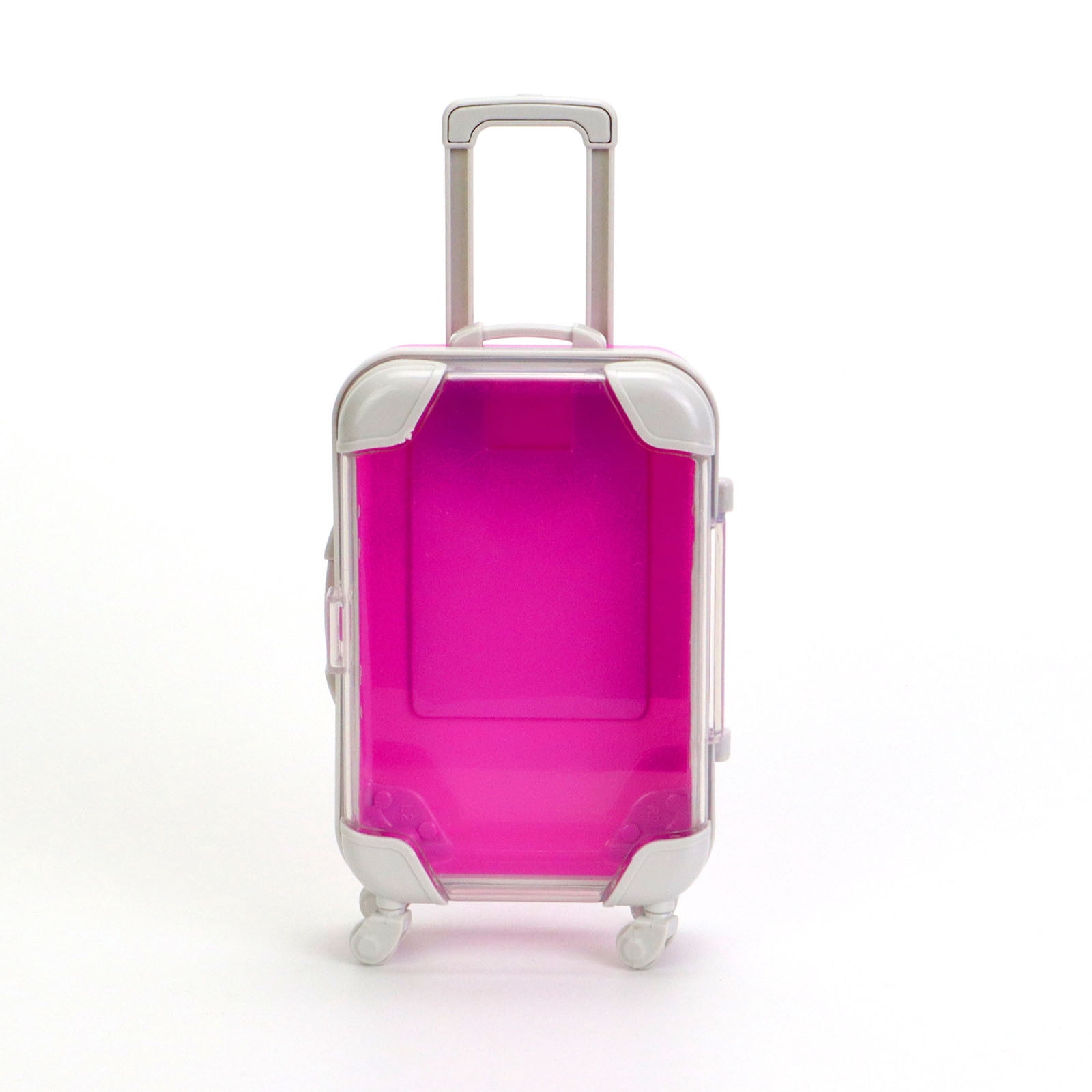 Cagogo under $5 Transparent Suitcase, Small Transparent Suitcase, Simulation Puzzle Storage Mini Travel, Miniature Luggage Organizer,KidsTravelToy, Transparent Storage Case