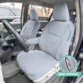 thumbnail image 4 of For Toyota Sienna 2011-2020 FH Group Neoprene Waterproof Custom Fit Car Seat Covers - Front Set Solid Gray, 4 of 9