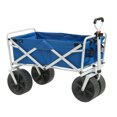 thumbnail image 1 of Mac Sports Collapsible Folding All Terrain Outdoor Utility Wagon Cart, Blue, 1 of 11