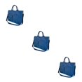 thumbnail image 1 of kurtrusly Style With Trendy And Spacious Tote Bag Fashionable And Versatile Messenger Bag navy blue 3Set, 1 of 6