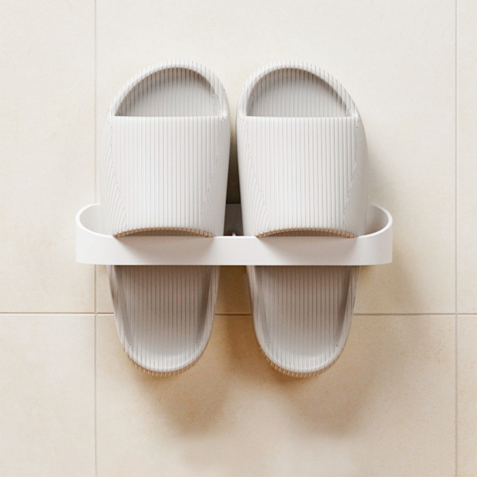 TopLLC Shoe Rack, Shoe Rack Organizer Bathroom Slipper Rack Wall-mounted Home Bathroom Wall Shoes Draining Rack Storage Shelves storage rack