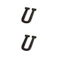 thumbnail image 3 of relayinert Durable And Rustproof Metal House Number Plaque Impeccable Door Decoration Easy To Install Metal Letters House Numbers B17--U 2Set, 3 of 6