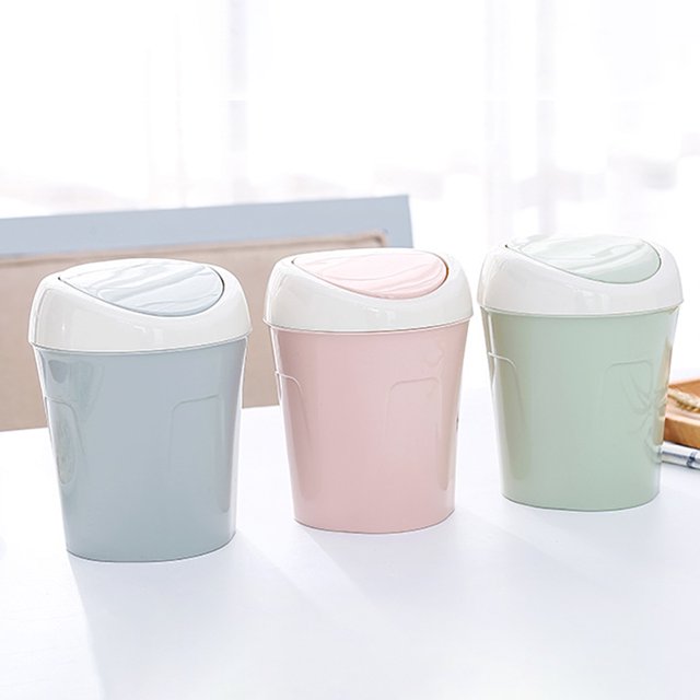 Trash Can Durable Multipurpose Can Large Capacity Waste Container for Room