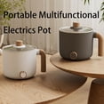 thumbnail image 2 of Personal Ramen Cooker,Electric Pot for Ramen, Portable Multifunctional Non-Stick Electric Pot, Compact Fast-Heating Mini Noodle Cooker for Quick Meals, Dorms, Offices, Travel & Kitchens (B-Gray), 2 of 8