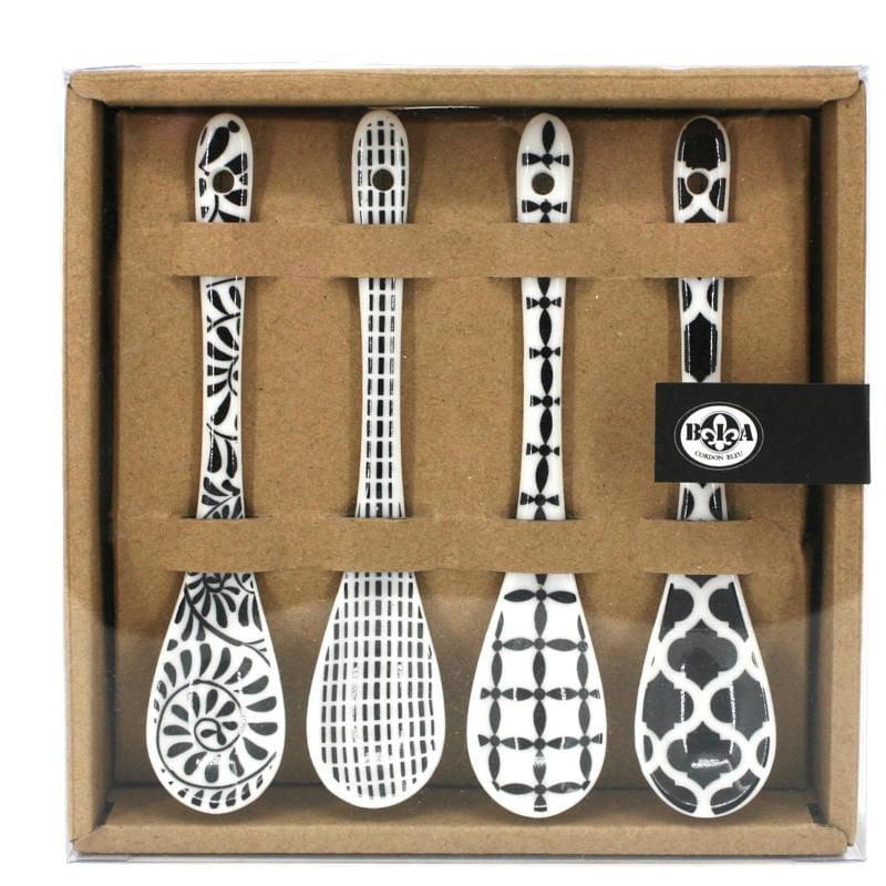 BIA B/W Condiment Spoons