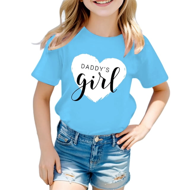 TZEWGL T-Shirts pour Tout-Petits Mignons Graphiques Col Rond Manches Courtes Vêtements pour Enfants Taille 11-12T