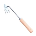 thumbnail image 2 of Weed Remover Stainless Steel Pulling Tool Gardening Hoe Rake Agricultural Tools Small Hoe Loosening, 2 of 4