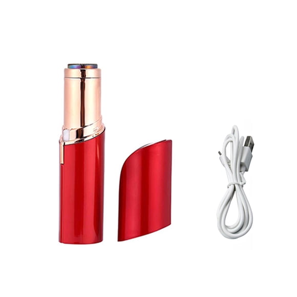 USB Mini Electric Body Facial Hair Remover Razor Depilator Painless Body Face Neck Leg Hair Trimmer for Women Lipstick Design