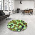 thumbnail image 4 of Ahgly Company Tapis d'Intérieur Rectangulaire Transitionnel Rouge Brun Lavable à la Machine, 8 Pieds x 10 Pieds, 4 of 7