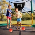thumbnail image 4 of BotaniNest Trampoline Basketball Hoop Goal Kit Trampoline Basketball Attachment With Enclosure 1 Mini And 1 For Kids Adults Indoor Outdoor Play Game Easy To Install, 4 of 5