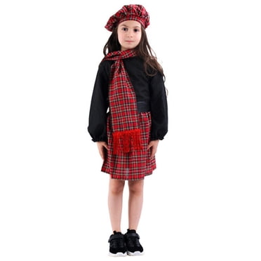 Scottish Girl Traditional Folk Dance Performance Ensemble for Themed Party Events and Celebrations
