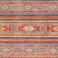 thumbnail image 1 of Ahgly Company Tapis d'Intérieur Carrés Abstraits Rouges Abstraits pour Aire, 3 Pieds Carré, 1 of 6