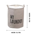 thumbnail image 3 of Quilt Storage Bags Clothes Dirty Laundry Basket Large Capacity Drawstring Mouth Moistureproof Packing Bags Home Fabric Moving Bags, 3 of 6
