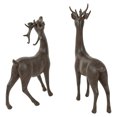thumbnail image 4 of Northlight Décorations de Noël Cerf Debout - 14 Pouces - Marron - Ensemble de 2, 4 of 6