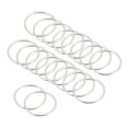 thumbnail image 1 of Unique Bargains Beading Hoop Earrings, 60Pcs Round Copper Hoop Earring for DIY Crafts Jewelry Making(14mm, Silver), 1 of 4