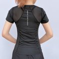 thumbnail image 4 of Timegard Hauts pour Femmes Été Respirants Entraînement Course Col Rond Manches Courtes T-Shirts Athlétiques, 4 of 4