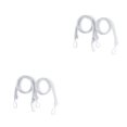 thumbnail image 4 of stanreset 1/2/3/5 2 Pieces Household Hotel Polyester Curtain Holdback Living Room Drape Tieback Draperies Decorative Holder Waved Rope Grey 2PCS, 4 of 6