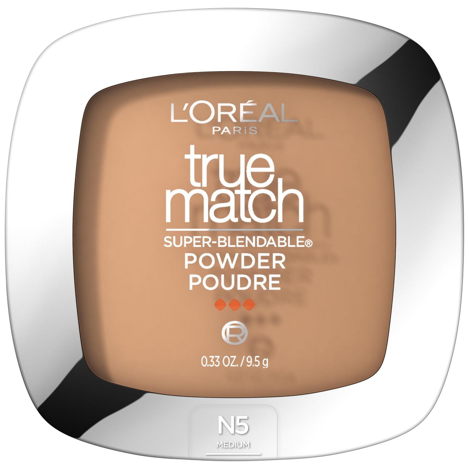 L'Oréal Paris, Fond de teint en poudre True Match sans huile et non comédogène, 10  GR