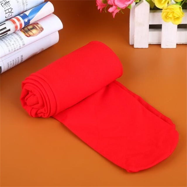 Bas Collants Opaques aux Couleurs Bonbon, Collants à Pieds, Panty Mince, Bas pour Femmes, Panty pour Femmes, Collants pour Femmes, Panty pour Femmes Rouge