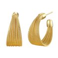 thumbnail image 1 of HOARBOEG Ladies Fashion Golden Half Geometric Earrings Jewelry Gift Mother's Day Jewelry, 1 of 9