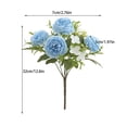 thumbnail image 2 of LSLJS Artificial Flowers Rose Peony for Simulation Table Decoration Reusable Bouquet for Home Party Office Wedding Reunite Reception Table Decor Artificial Flowers, 2 of 5