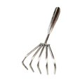 thumbnail image 1 of S SERENABLE Stainless Steel Claws Rake Hand Rake for Loosening Beach Clamming Accessories 5 tooth 9cm, 1 of 9