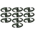 thumbnail image 1 of 10pcs S Shaped 8 Shaped Snap Keychain Hook Clip Outdoor Molle Backpack Quick Release BuckleMilitary Green, 1 of 14