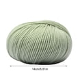 thumbnail image 2 of EGNMCR Wool Hand-woven Medium Coarse Scarf Hat Overcoat Wool Merinoss Wool Wool Cashmeres Yarn wools group, 2 of 5