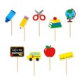 thumbnail image 3 of 36pcs Back to School Party Cake Topper Cake Topper Decoration Desserts Topper Decoration, 3 of 7
