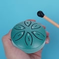 thumbnail image 4 of 3-Inch Mini Steel Tongue Drum Percussion Instrument 6-Note Handpan with Mallets Portable Rain Sound Musical Gift for Kids Adults, 4 of 8