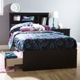thumbnail image 1 of South Shore Step One Twin Mates Bed with 3 Drawers, in Pure Black, 1 of 9