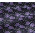 thumbnail image 5 of oneOone Viscose Chiffon Fabric Leaves & Floral Block Printed Fabric 1 Yard 42 Inch Wide, 5 of 5