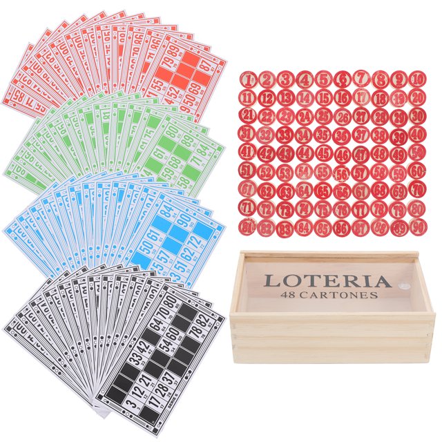Shisuyan 1 Set Of Russian Lotto Game Bingo Number Chess Family Gathering Party Game Props With Box Funny Board Game For Logical Thinking And Teamwork Development