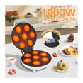 thumbnail image 2 of 7-hole Mini Donut Maker With Non-stick Coating For Children's Breakfast ,Easy to Operate, 2 of 6