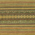 thumbnail image 1 of Ahgly Company Indoor Square Abstract Orange Gold Oriental Area Rugs, 5' Square, 1 of 6