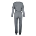thumbnail image 5 of Yuyuzo Womens Casual Solid Color Set Sweatsuit Pullover Jogger Pants Two Piece Outfit Tracksuits, 5 of 5
