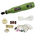 thumbnail image 1 of Perceuse Électrique Ponceuse Vitesse Variable Passe-Temps Outil Rotatif Engaver Vert, 1 of 8