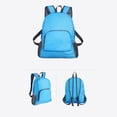 thumbnail image 4 of Uuiauoio Foldable Backpack Minimalist Design Lightweight Student Backpack Zipper Strip Side Mesh Pocket Compact Storage Easy Carry Travel Daypack, 4 of 5