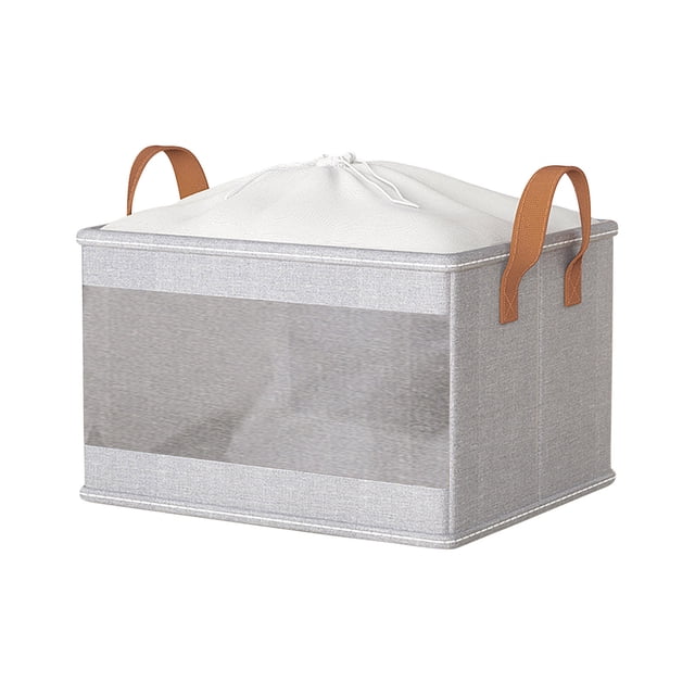 Boîte de Rangement pour Vêtements Grande Capacité, Balcon, Couette, Garde-Robe, Boîte de Tri pour la Maison, Ouverture pour Ensemble de Dortoir, Panier de Rangement Portable